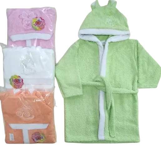 Бебешки халат за баня с качулка София Toni Baby