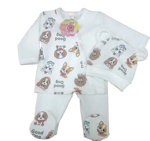 Бебешки комплект 3 части с кученца Стара Загора Toni Baby