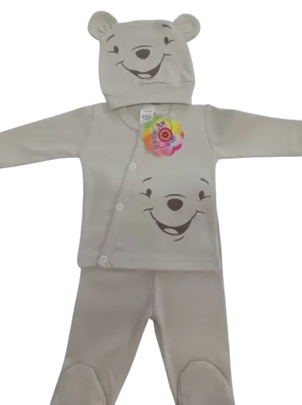 Бебешки комплект 3 части с мече София Toni Baby